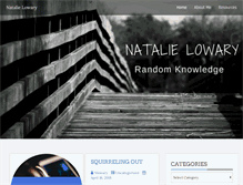Tablet Screenshot of natalielowary.com
